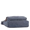 Troop London TRP0235 Classic Canvas Across Body Bag Black - Stone Washed #5
