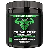 Prime Labs Tribulus Terrestris for Men 1300mg - Enhanced with 95% Saponins - Energy, Vitality, Strength - 120 Count