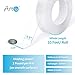 Art3d Double-Sided Mounting Tape (10FT), Multipurpose Removable Adhesive Foam Tape, Transparent, Household