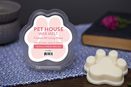 Image of Pet House Scented Wax Melts Long-Lasting, Pet-Friendly Plant Based, Wax Melts for Home, Vanilla Creme Brulee 3 OZ Each, 2 Pack