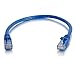Price comparison product image C2G 7M BLUE Cat5e Ethernet RJ45 High Speed Network Cable, LAN Lead Cat5e Unshielded PVC UTP Patch Cable