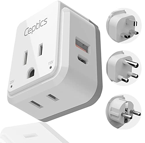 Ceptics South Africa Power Adapter Travel Set -...