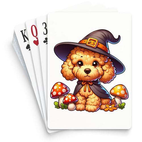 Baraja Goldendoodle Halloween tamaño estándar