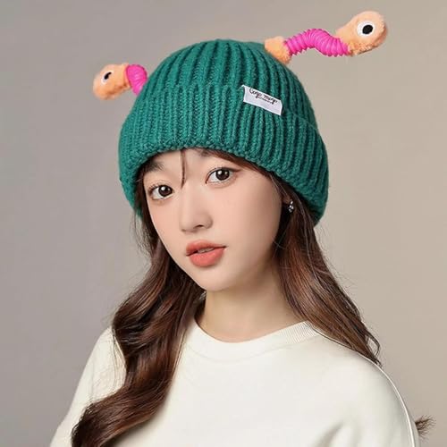 Monster Tentacles Hat, Glowing Little Monster Knit Hat,Cute Glowing Little Little Monster Knit Beanie Retractable Tentacles4