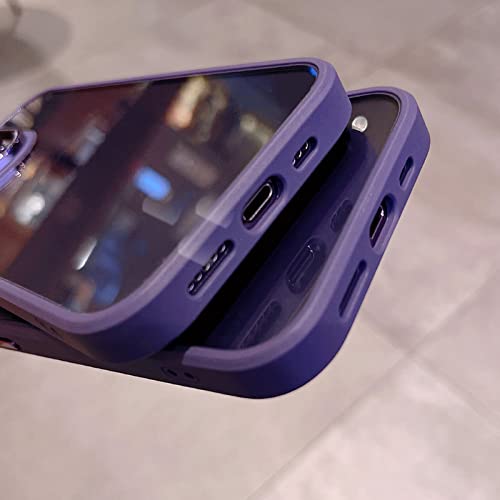 Coque rigide transparente pour iPhone 12 housse antichoc caméra noire