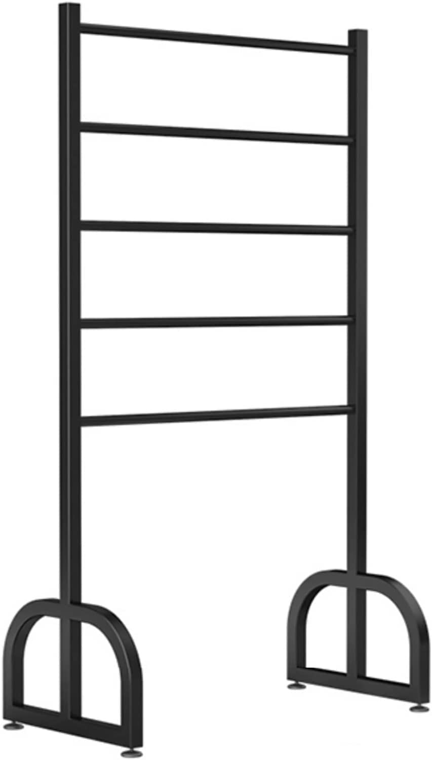 YNBSHGAA Scarf Organizer Stand Ribbon Holder Organizer Floor Commercial Scarf Storage Organizer Rack, Vertical 5 Layer Display Stand Holder for Retail Stores/Clothing Store w,Black-100x40x150cm