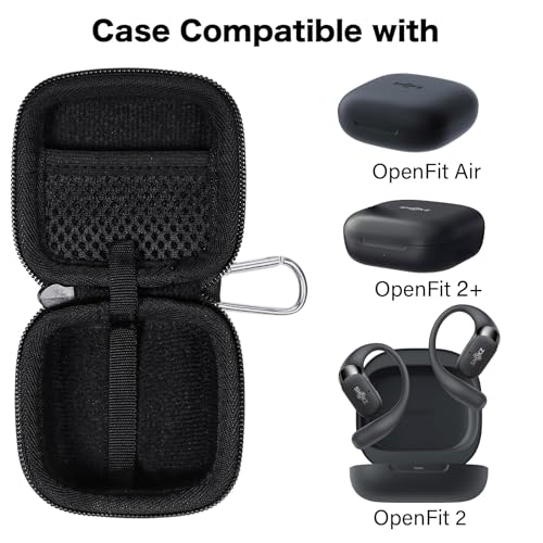 co2CREA Opslag Carry Travel Hard Case voor SHOKZ OpenFit/OpenFit Air Open-Ear True Wireless Bluetooth Hoofdtelefoon, (alleen hoes, zonder oordopjes) - Afbeelding 3