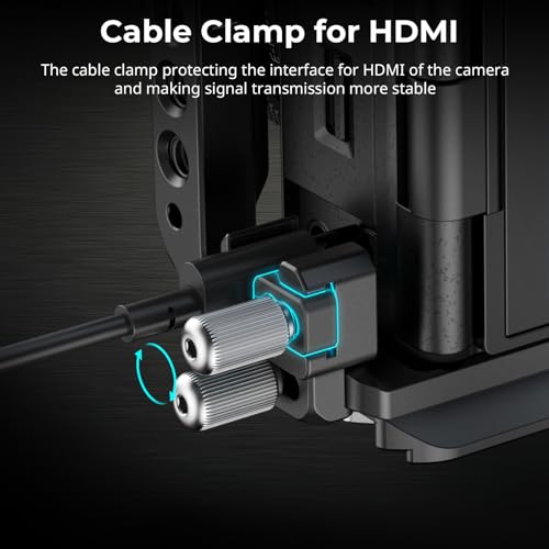 Image of SmallRig ZV-E10 II Cage Kit for Sony ZV-E10 II with Cable Clamp for HDMI, Built-in Quick Release Plate for Arca, Cold Shoe and 3 /8''-16 Threaded Holes, Full Access, for Vlog Making - 4867