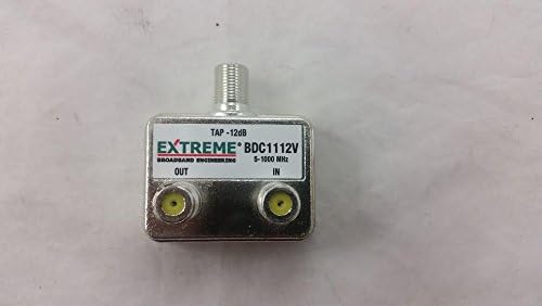 Extreme Broadband 1 Count Silver Coaxial Cable Coupler for Cable Modem, Satellite Receiver, Digital TV & More