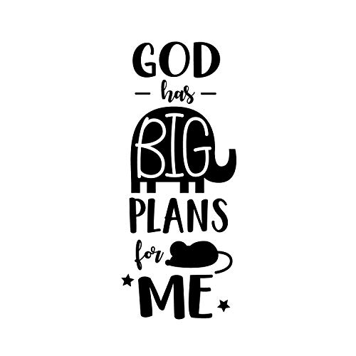 Vinilo decorativo de pared con frase religiosa 40 x 16.5 pulgadas miniatura 4