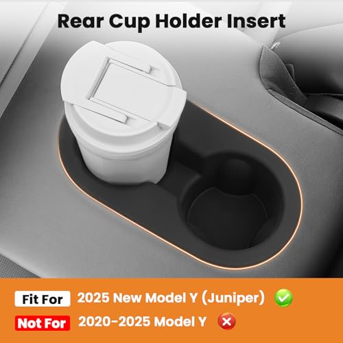 Insertos para portavasos Tesla Model Y 2025-2026 miniatura 2