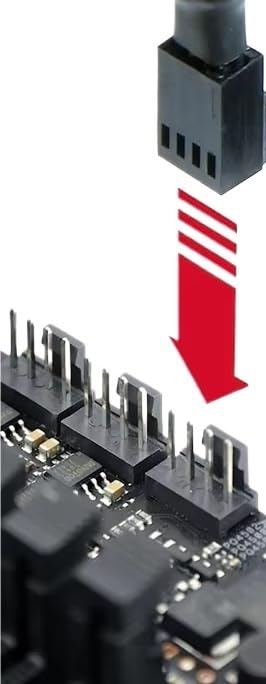 4-pinowy kabel wentylatora PWM 1 do 4/3/2/1 sposoby rozdzielacz czarny rękaw przedłużacz złącze przedłużające Pwm kable przedłużające (4-pin1-1to4)