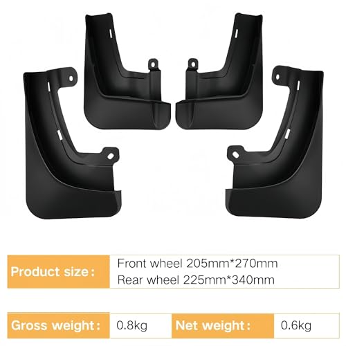 Garde-boue Tesla Modèle X évite la boue sur aile arrière accessoire modification - 5