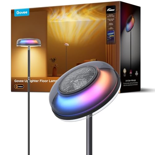 Govee Uplighter RGBWW+RGBIC+WW, Matter Destekli Akıllı Köşe Lambası