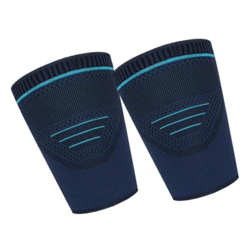 NOLITOY Thigh Compression Sleeve for Men 2 Pcs Sports Leg Sleeves Compression Leg Support for Outdoor Running