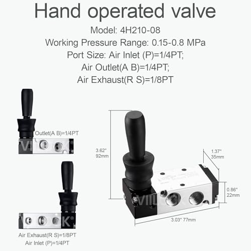 Distributeur pneumatique à levier 1/4 NPT pour optimiser vos circuits d'air - 4
