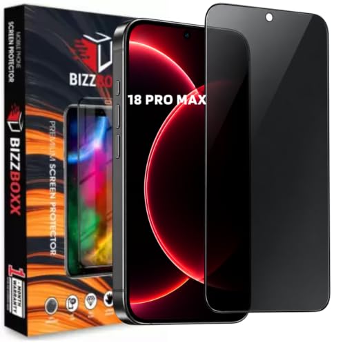 Image of Edge to Edge Privacy Screen Protector For Apple iPhone 18 pro MAX - Anti-Spy Tempered Glass Gurad, Protect Sensitive Information, Privacy in Public, (iPhone 18 pro MAX - 6.9 Inch) - Pack of 1
