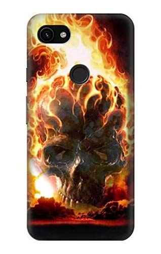 Hell Fire Skull Case Cover For Google Pixel 3a XL