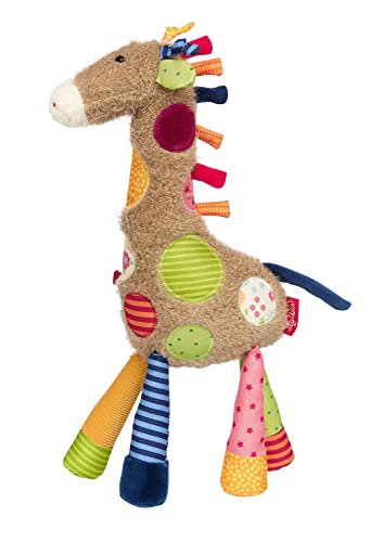 Teddy Hermann Plüschtier 'Giraffe Stehend' 38 Cm – Kuscheliges Stofftier Mit Recycelter Füllung