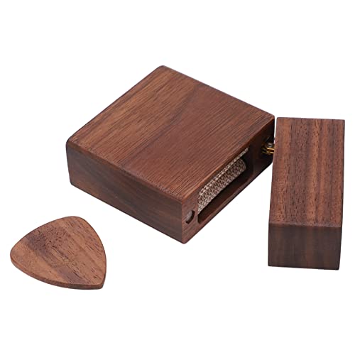 Weikeya Porte-médiator, Porte-médiator de Guitare Robuste en Bois pour Cadeau - Les Beatles, Paul McCartney, John Lennon, RIngo Starr, George Harrison Weikeya Porte-médiator, Porte-médiator de Guitare Robuste en Bois pour Cadeau