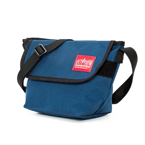 Manhattan Portage Mini NY Messenger Bag With Zip Pocket And Spacious Compartment Water Resistant Cordura 1000D (Navy)2
