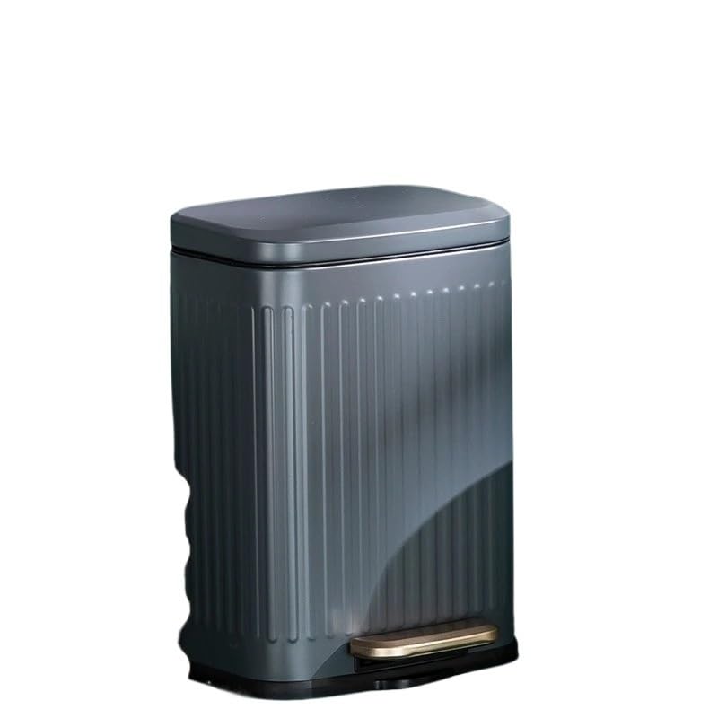 Miniatura 5 de Contenedor de basura Cubo De Basura De Acero Inoxidable para Cocina, Papelera De Reciclaje Con Pedal, Con Tapa, Tipo Estrecho, Tapa de basura