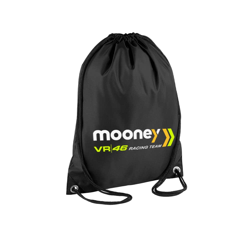 VR46 Zaino Replica Mooney Racing Team,Unisex,One Size,Nero