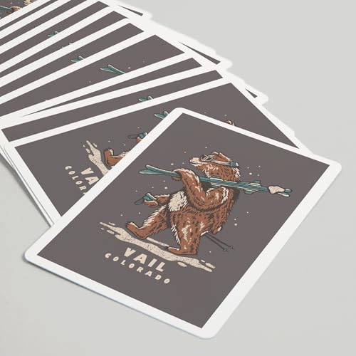 Lantern Press Vail Colorado, Baraja Poker 52 Cartas miniatura 5