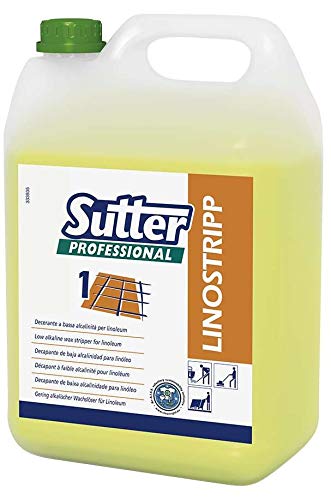 Sutter Linostripp decerante alcalino per Linoleum - Confezione : 4 taniche da lt.5