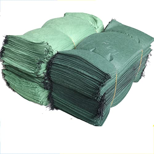 Bolsas de inundación, Sacos De Arena Bolsa Ecológica 100 Paquetes Sacos De Arena De Barrera For Inundaciones, Barrera De Inundación, Almacenamiento De Equipaje ( Color : Verde , Tamaño : 40x90cm ) Cover