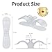 6PCS Clear Cord Organizer for Appliances, Kitchen Appliance Cord Organizer Stick On, Appliance Cord Holder, Cord Wrappers, Cord Winder for Pressure Cooker, Air Fryer, Blender, Coffee Maker, Toaster