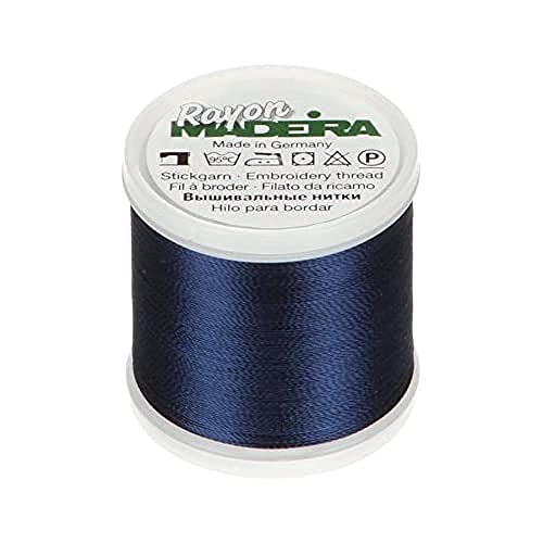 Tacony Corporation Madeira Rayon Thread Size 40 200 Meters-Medium Dark Navy
