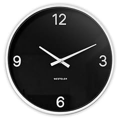 Westclox 20 Inch Contemporary Black and White Wall Clock with Large Easy to Read Dial, Quartz Westclox 20 Inch Contemporary Black and White Wall Clock with Large Easy to Read Dial, Quartz item