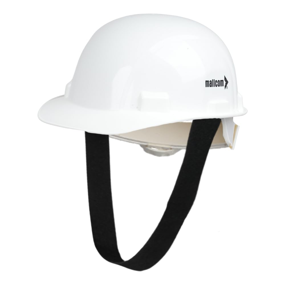 Mallcom Jasper II White UV Resistant High Density Polyethylene Safety Helmet with Plastic Harness & Rachet Adjustment (Pack of 1) (White) (B08WX4XKMT) Amazon Price History, Amazon Price Tracker