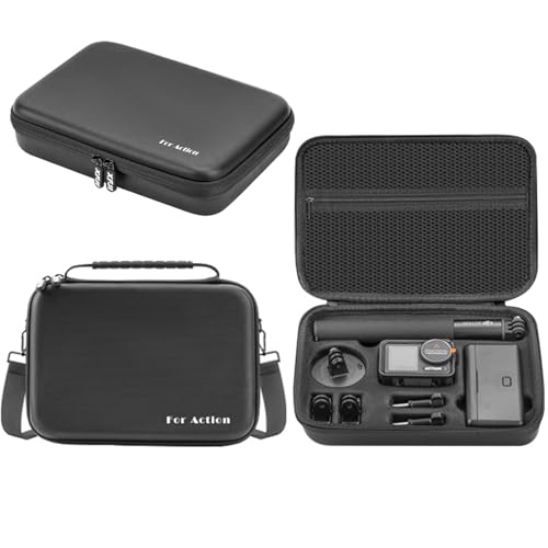 Sac de protection DJI Osmo Action 5 Pro etui de transport aux finitions soignees noires