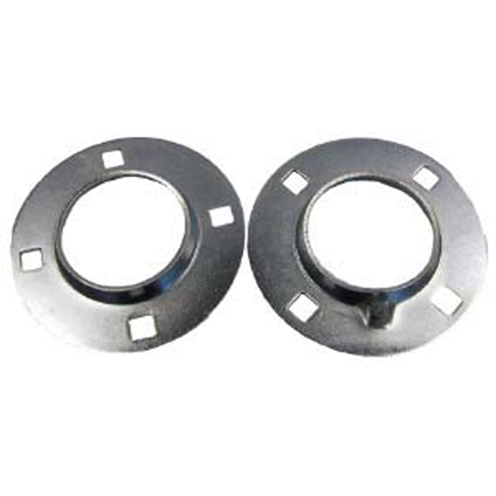 SKF Adapter Bearing Housing Flange Mount Stamping Relubricatable Pressed Seal Pillow Block Style Rugged Steel for Output Shafts, Farming Equipment, Industrial or Marine - G90MSA