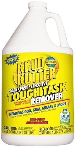 Krud Kutter KR01 Clear Tough Task Remover with No Odor, 1 Gallon