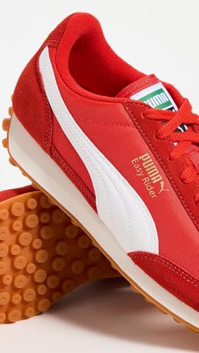 PUMA Men's Easy Rider Vintage Shoes, Puma Red/Puma White 7 Medium