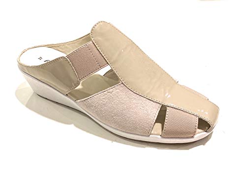 Sabot pour femme en cuir Riposella City 73486 | Votre allié détente de la maison au bureau