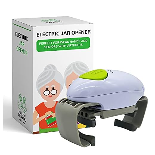 Healthy Seniors Electric Jar Opener for Seniors With Arthritis, Weak Or Rheumatoid Hands