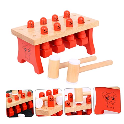 Toyvian 1 Conjunto De Brinquedo Para Bebês Brinquedo De Música Martelo Para Crianças Brinquedos Espo