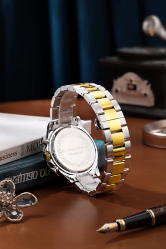 Image of Giordano Multi-Function Analog Watch for Men with Textured Dial, Classic Stainless Steel Strap and Date Function