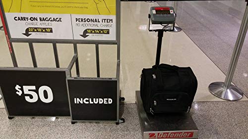 Ciao Luggage - 15 Inch Under Seat Bag - Carry On Suitcase with Rolling Wheels - Thumbnail 7