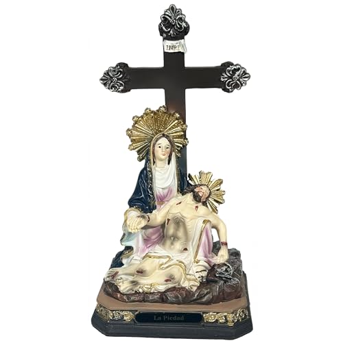 La Piedad Virgen María Sosteniendo a Cristo 8 pulgadas