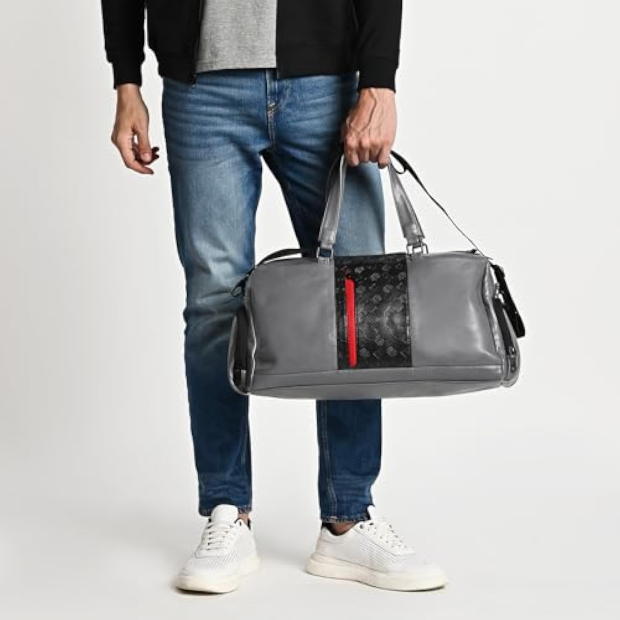 Clever Dashing Duffel Bag (Grey)