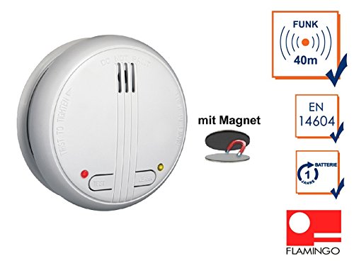 Preisvergleich Produktbild Set vernetzbare Funk Rauchmelder inkl. Magnethalter, 85dB, Testtaste, inkl. Batterie, FA21RFSet-1