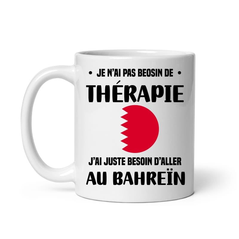 MugSmile Mug Bahreïn thérapie vacances départ voyage Tasse Bahreïn