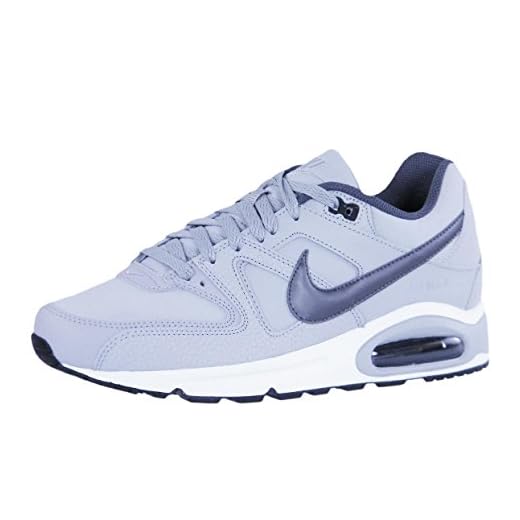 Nike Herren AIR MAX Command Leather Laufschuhe, Grau (Wolf Grey/MTLC Dark Grey/Black/White 012), 46 EU