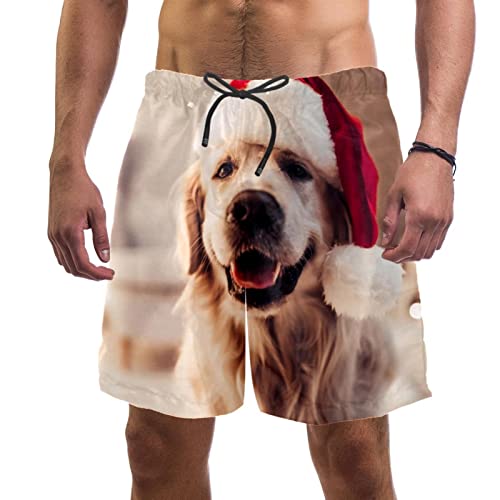 Short de plage à séchage rapide style de Noël : maillots de bain pour hommes look vacances d'été