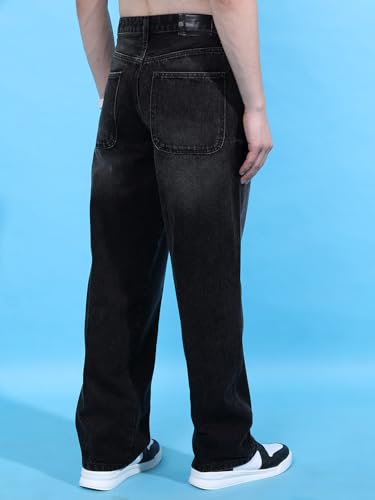 Image of Highlander Men's Relaxed Fit Jeans | Mid-Rise | Heavy Fade | Jeans for Man